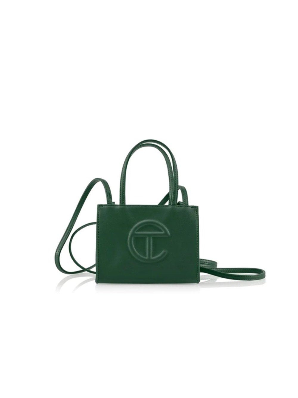 Telfar Small Shopping Bag in Dark Olive Green